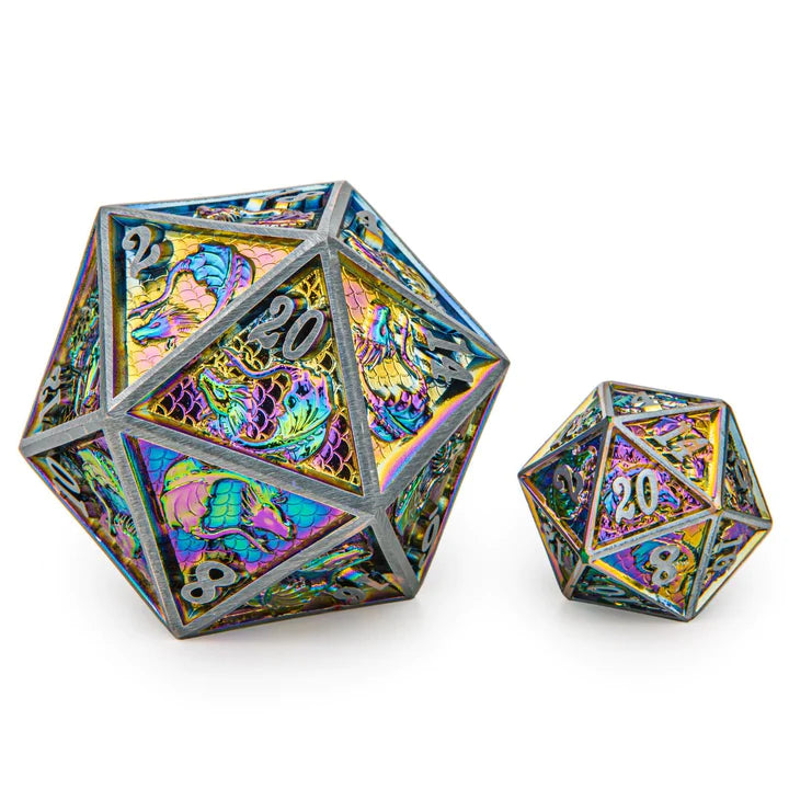 Hymgho 45MM - Dragon Brushed Rainbow (D20)