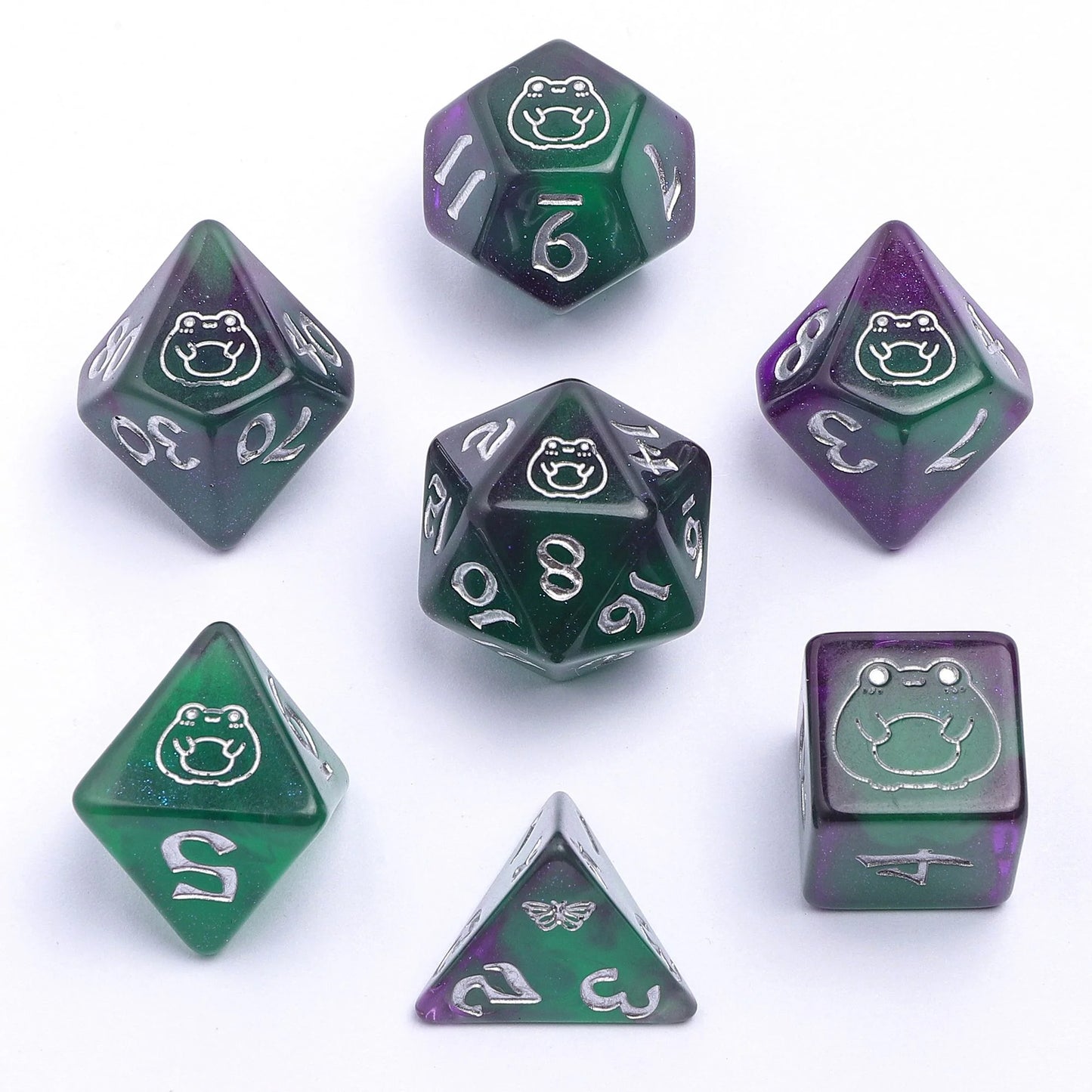 Hymgho Wyrmforged Rollers - Bog Frog Silver
