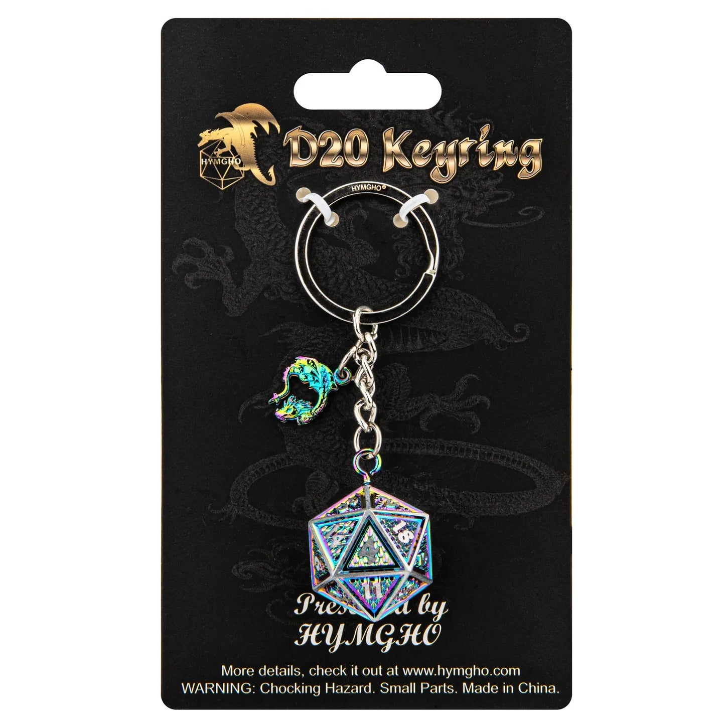 Hymgho D20 Keychain Behemoth - Rainbow