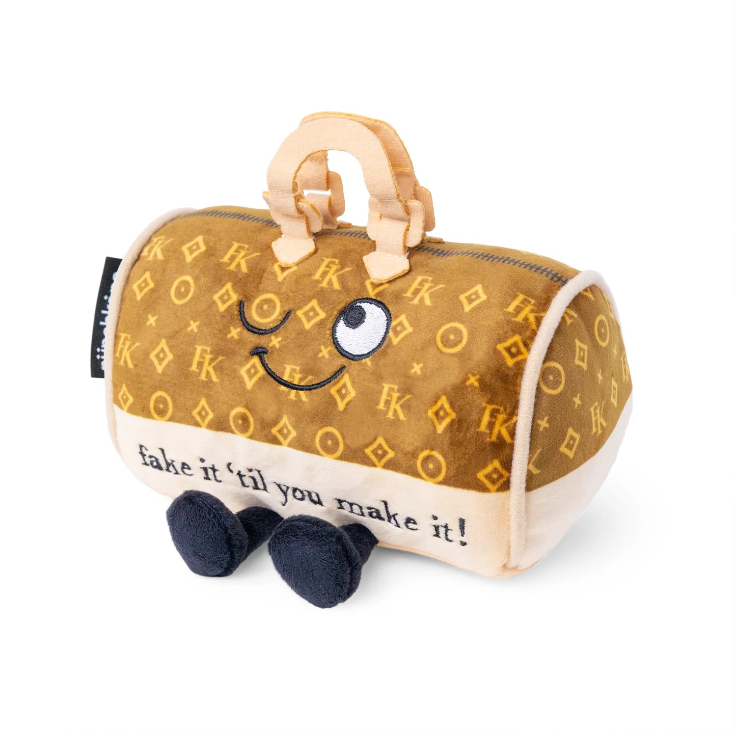 Punchkins "Fake It Til You Make It" Plush Handbag