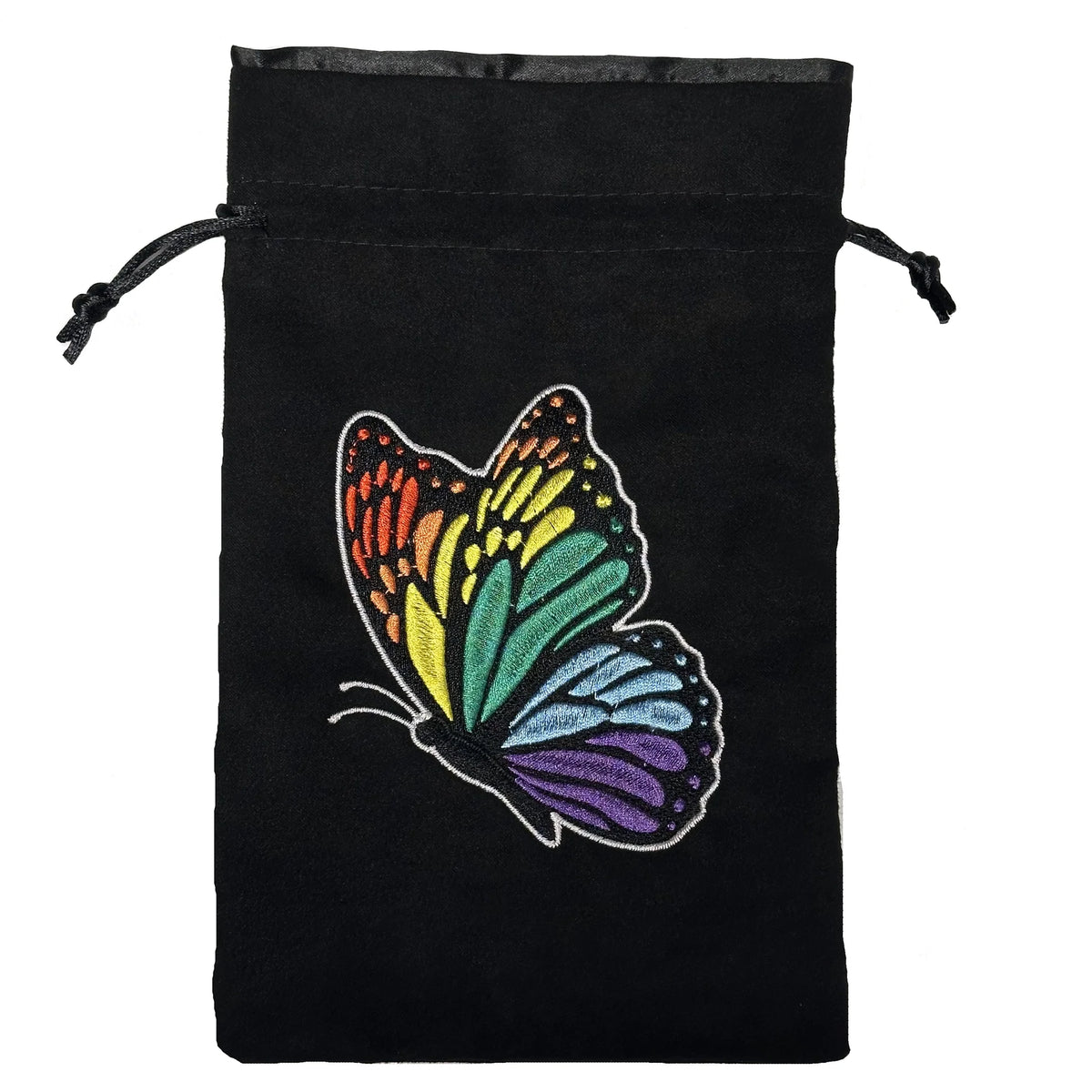 Black Oak Workshop Dice Bag: Butterflies - Rainbow