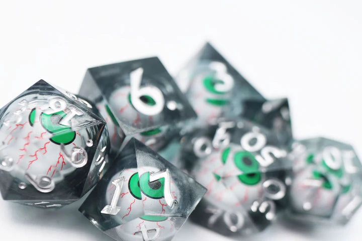 Sharp Edge Moving Eye RPG Dice Set - Inkshot