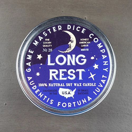 Game Master Dice Candle - Long Rest (8 oz.)