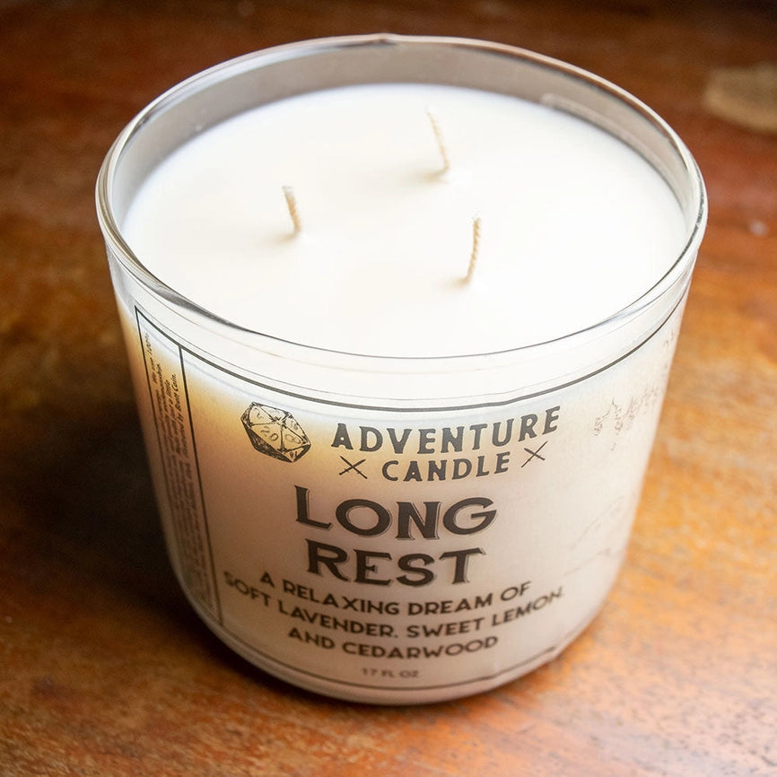 Game Master Dice Candle - Long Rest (20 oz.)