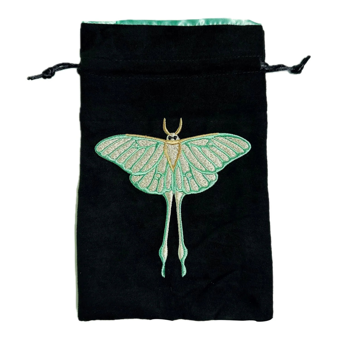 Black Oak Workshop Dice Bag: Luna Moth