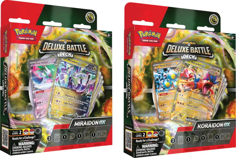 Pokemon Miraidon ex / Koraidon ex Deluxe Battle Deck