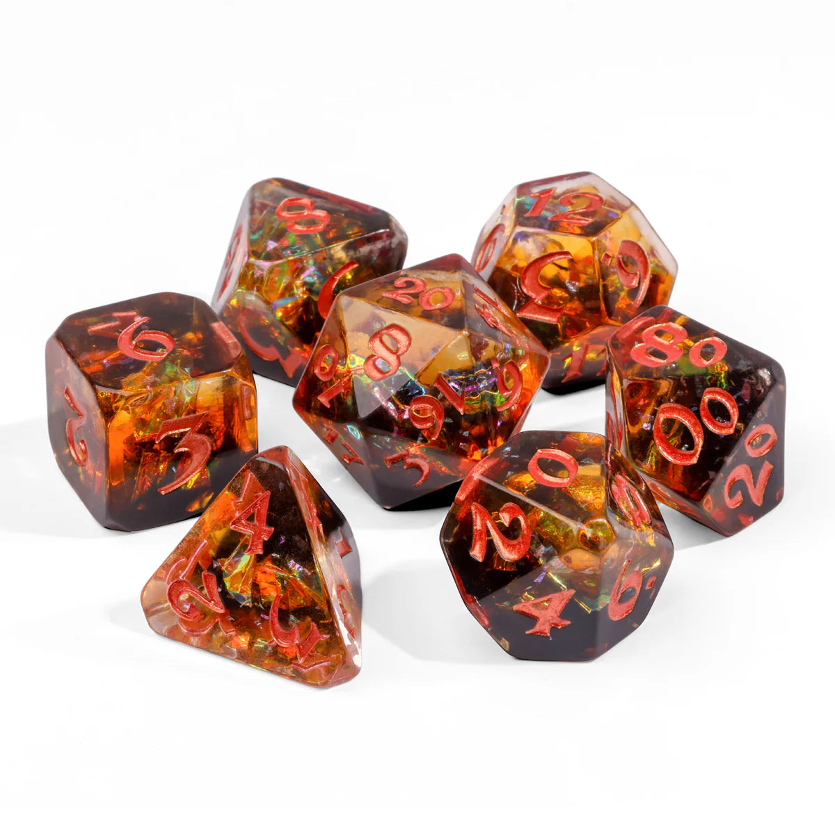 Die Hard Dice 7pc RPG Dice Set - Frenzy
