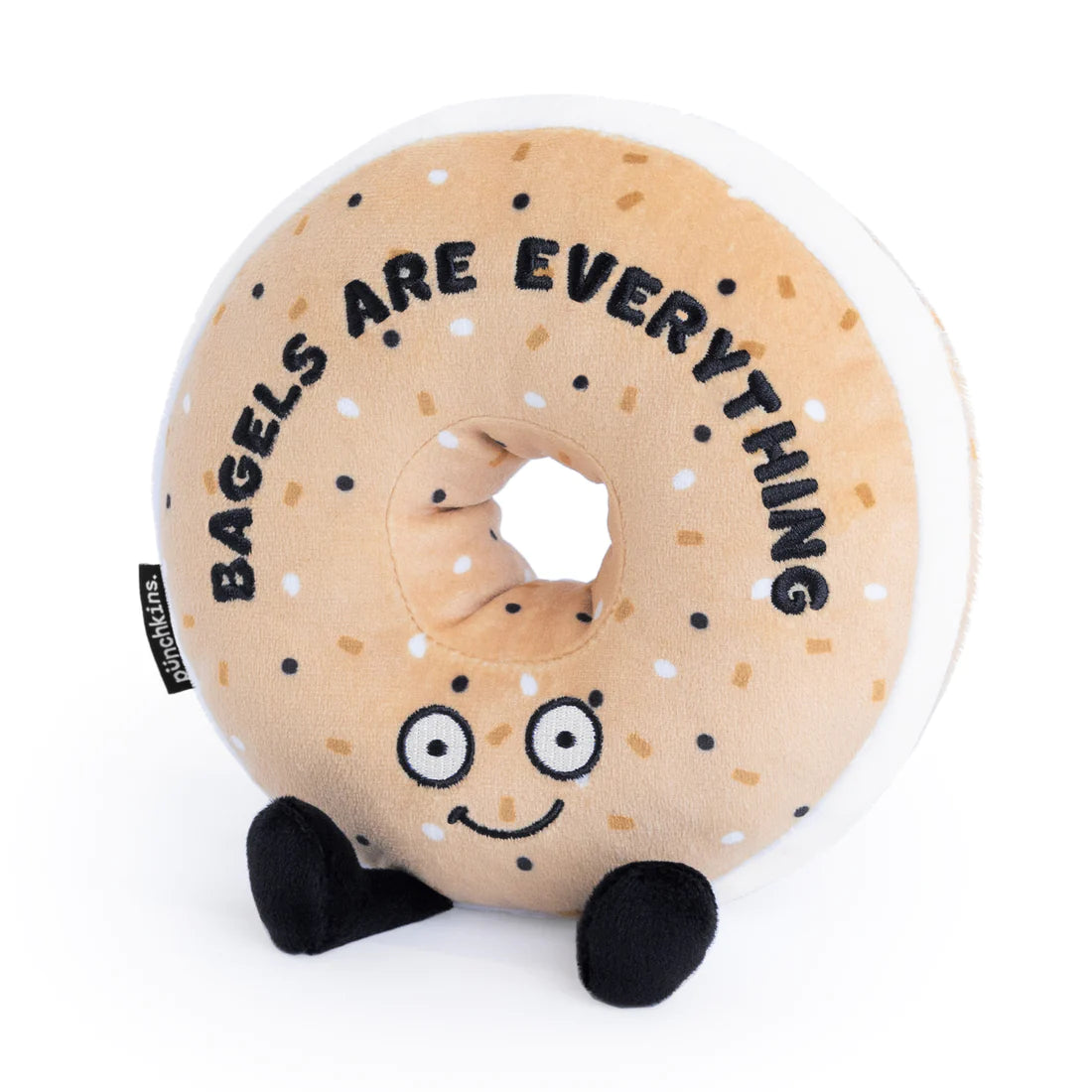 Punchkins "Bagels Are Everything" Plush Bagel