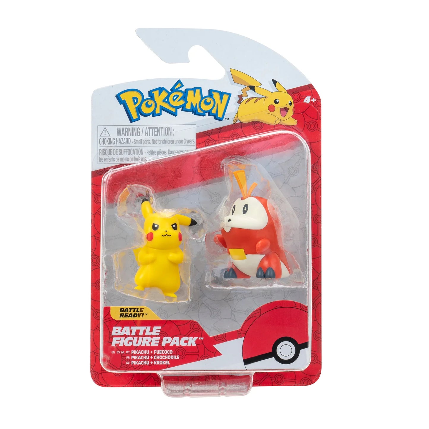 Jazwares Pokemon Battle Figure First Partner Pack - Fuecoco & Pikachu