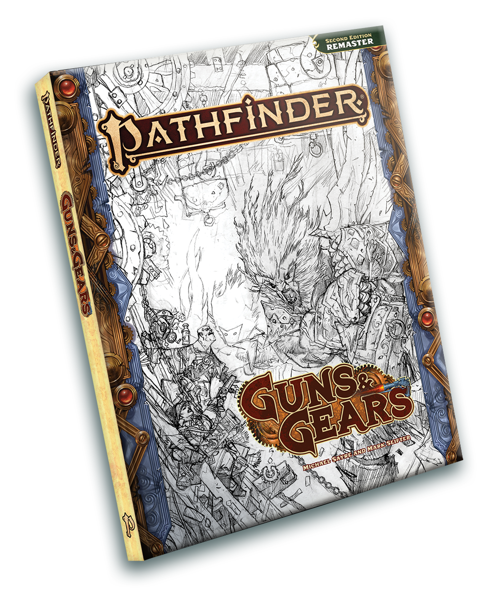 Pathfinder Second Edition - Guns and Gears Remastered (Sketch Cover)