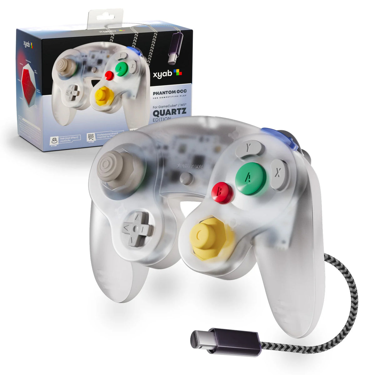 XYAB PHANTOM GCC Wired Controller V2 Gamecube Controller