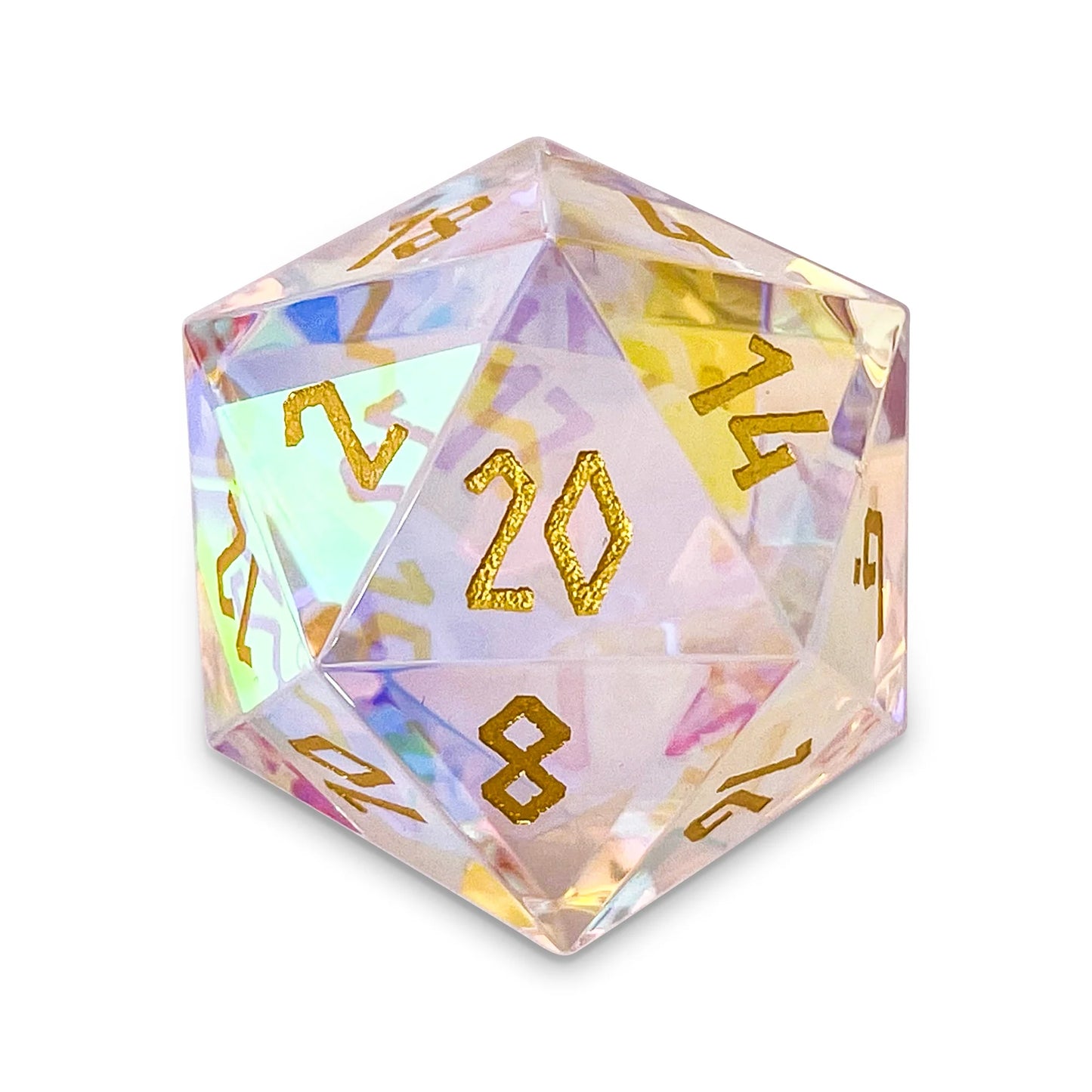 Norse Foundry Boulder: K9 Rainbow Glass - Gold