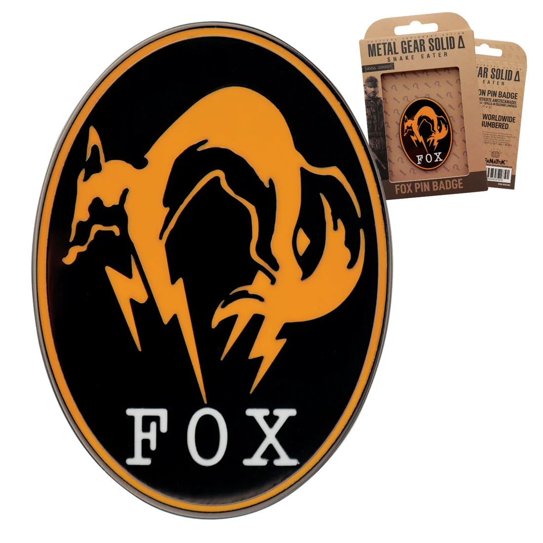 Metal Gear Solid Delta FOX Pin Badge