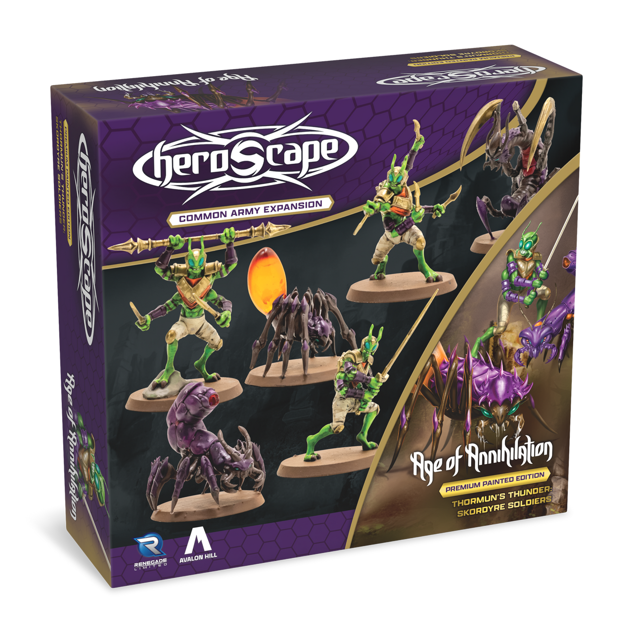 Heroscape: Thormun's Thunder - Skordyre Soldiers (Painted)