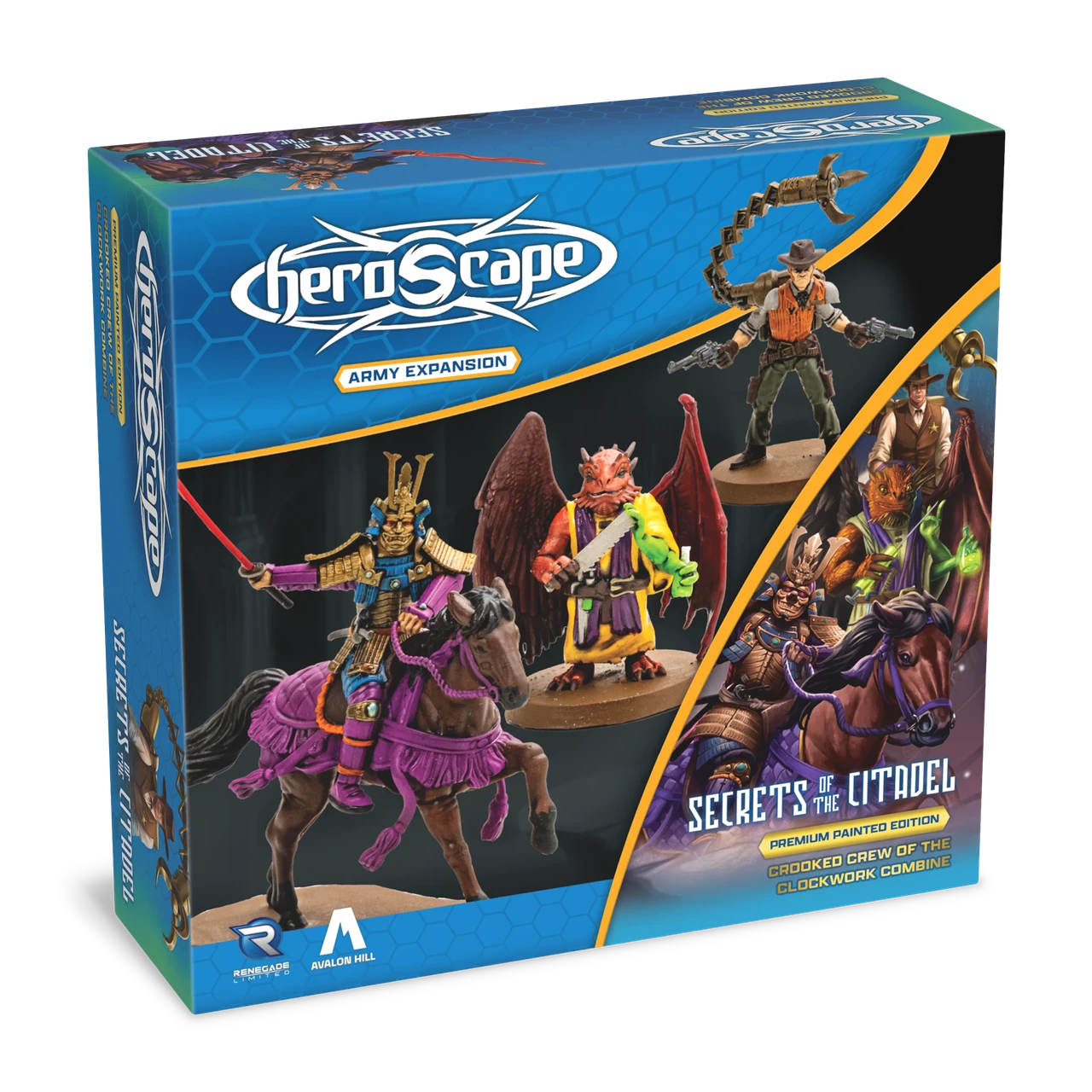 Heroscape: Crooked Crew of the Clockwork Combine Army Expansion (Painted)