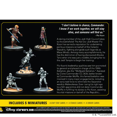 Star Wars Shatterpoint: Lead By Example Squad Pack