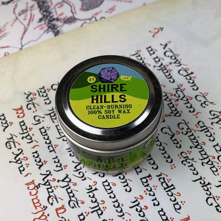 Game Master Dice Candle - Shire Hills (1.4 oz.)