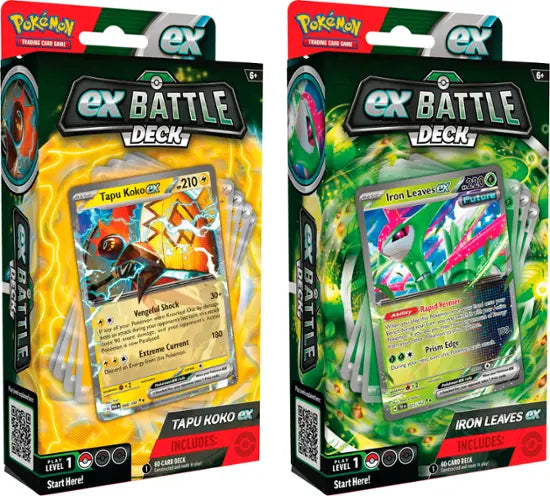 Pokemon Tapu Koko ex/Iron Leaves ex Battle Deck
