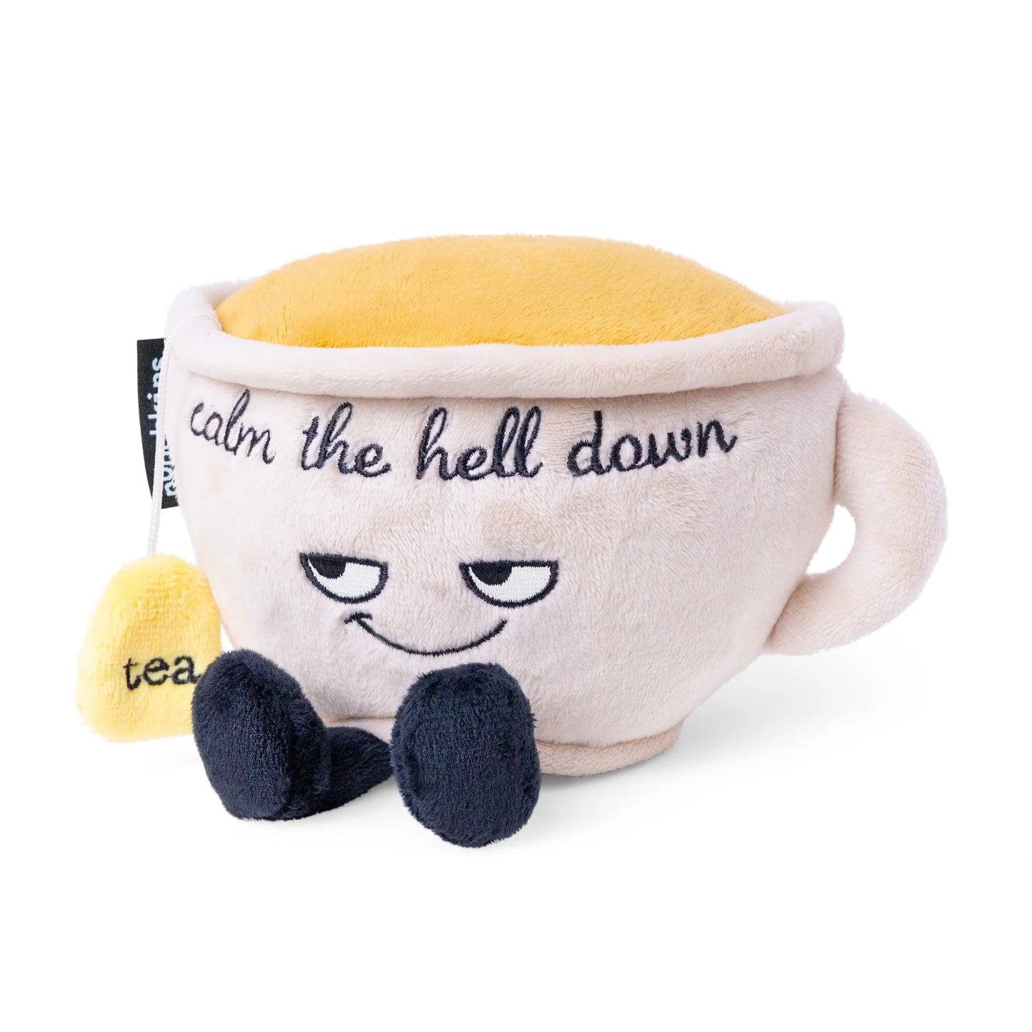 Punchkins "Calm The Hell Down" Plush Teacup