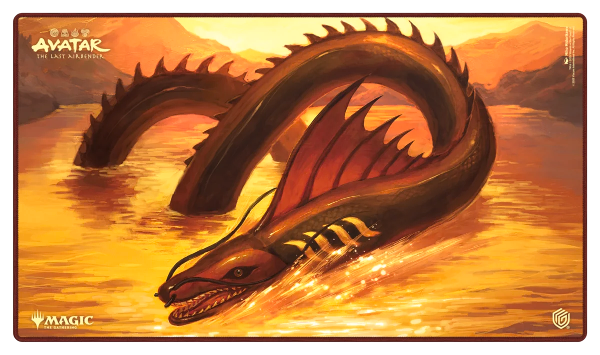 Avatar: The Last Airbender Playmat - The Unagi of Kyoshi Island