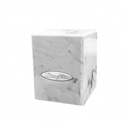 Ultra Pro Satin Cube Marble Deck Box (Black/White)