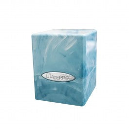 Ultra Pro Satin Cube Marble Deck Box (Light Blue/White)