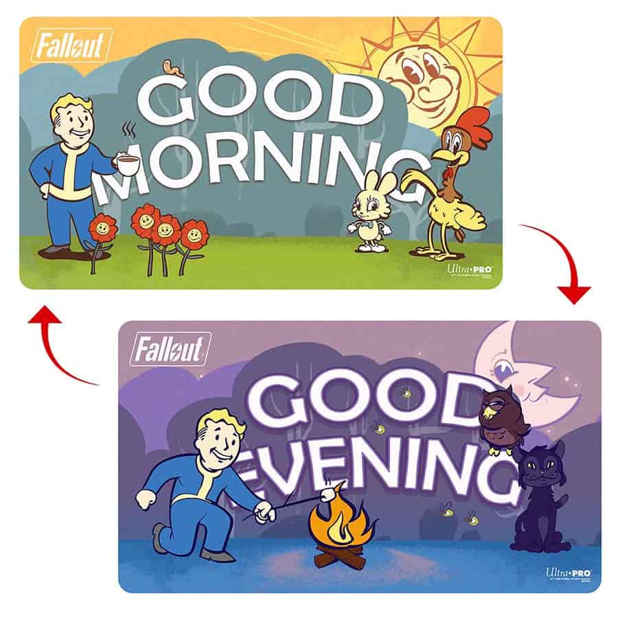 Ultra PRO: Double-Sided Playmat - Vault Boy (Good Morning / Good Evening)