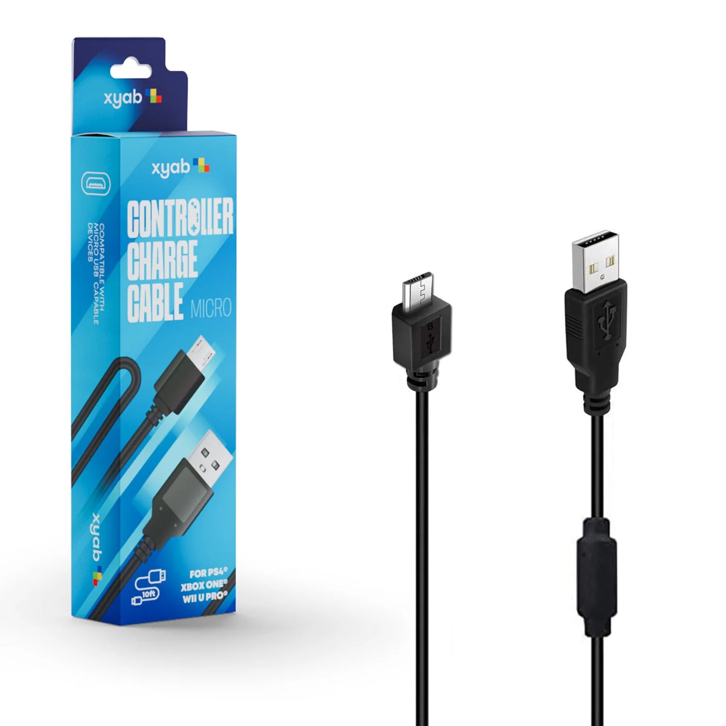 XYAB: Micro USB 10ft Controller Charging Cable