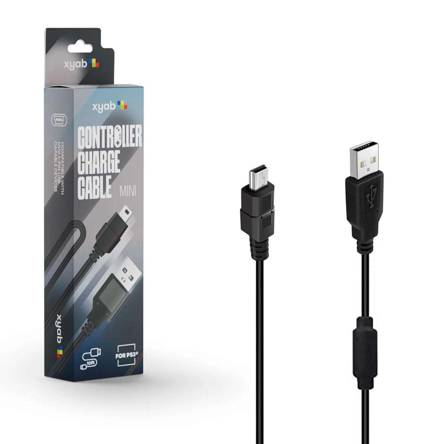 XYAB: Mini USB 10ft Controller Charging Cable
