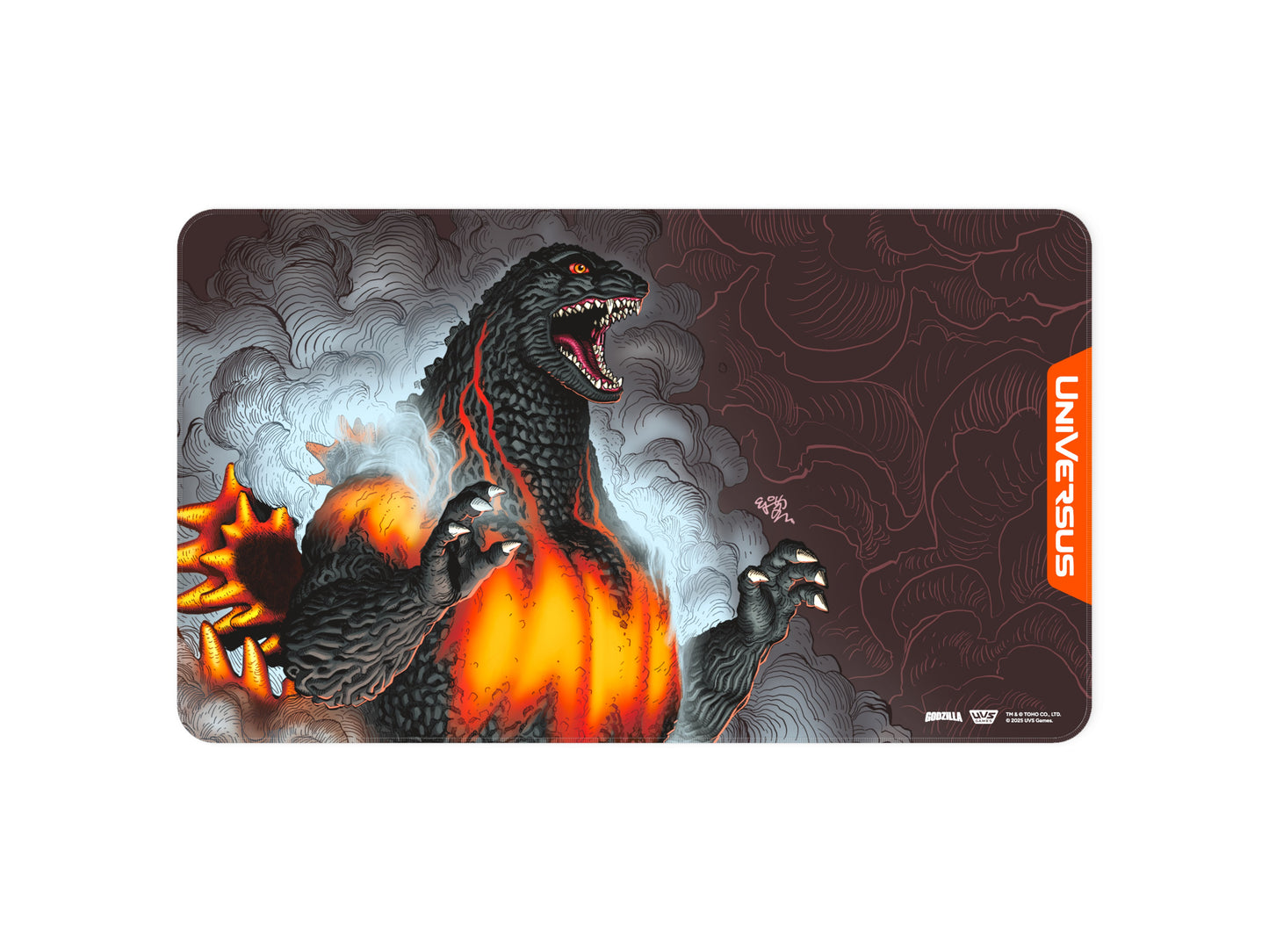UniVersus Godzilla Playmat: Reign of Kaiju Burning Godzilla