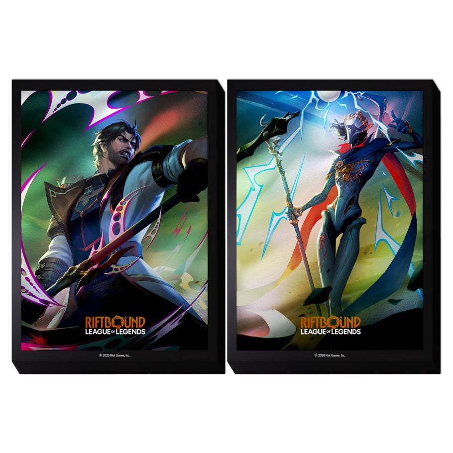 Riftbound: Vendetta Art Sleeves - Jayce vs Viktor