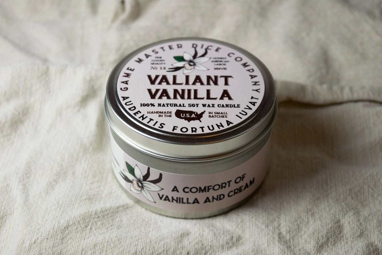 Game Master Dice Candle - Valiant Vanilla (8 oz.)