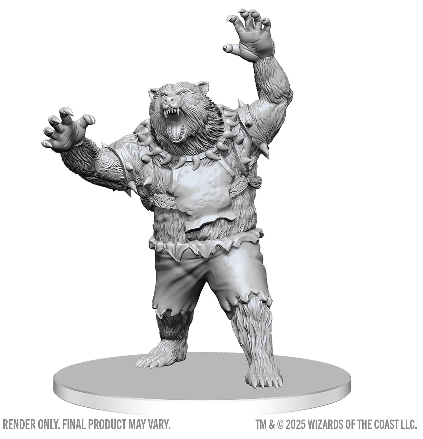 Nolzur`s Marvelous Unpainted Miniatures - W28 Werebear