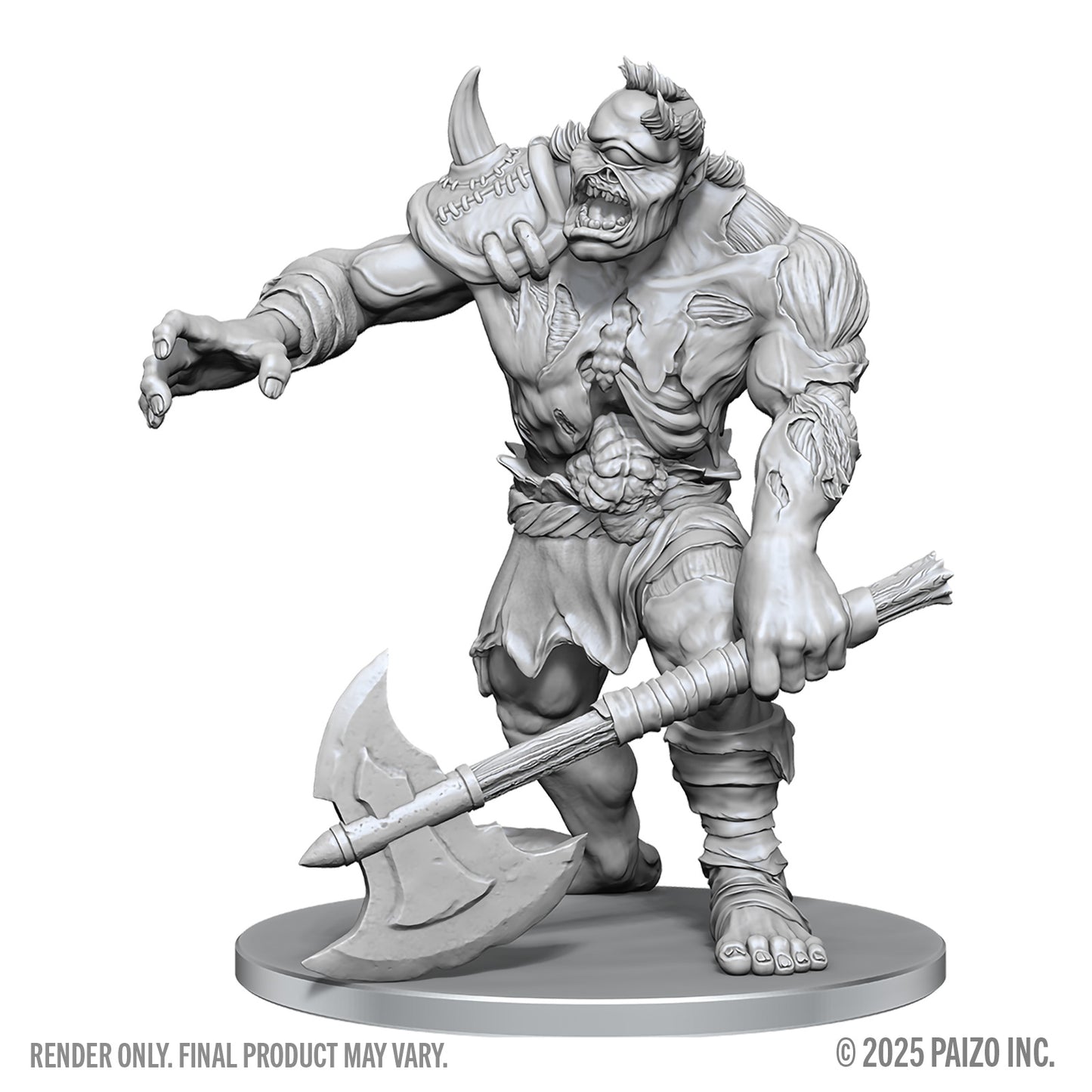 Nolzur`s Marvelous Unpainted Miniatures - W28 Dread Zombie Cyclops