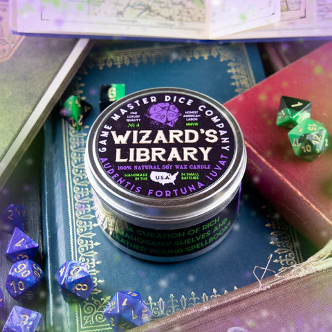 Game Master Dice Candle - Wizard's Library