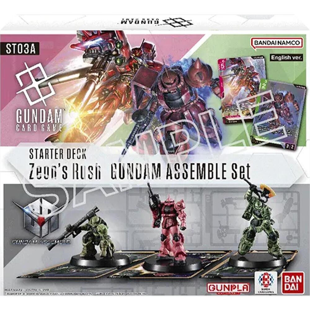 Gundam TCG: Gundam Assemble - Zeon`s Rush Starter Set (ST03A)