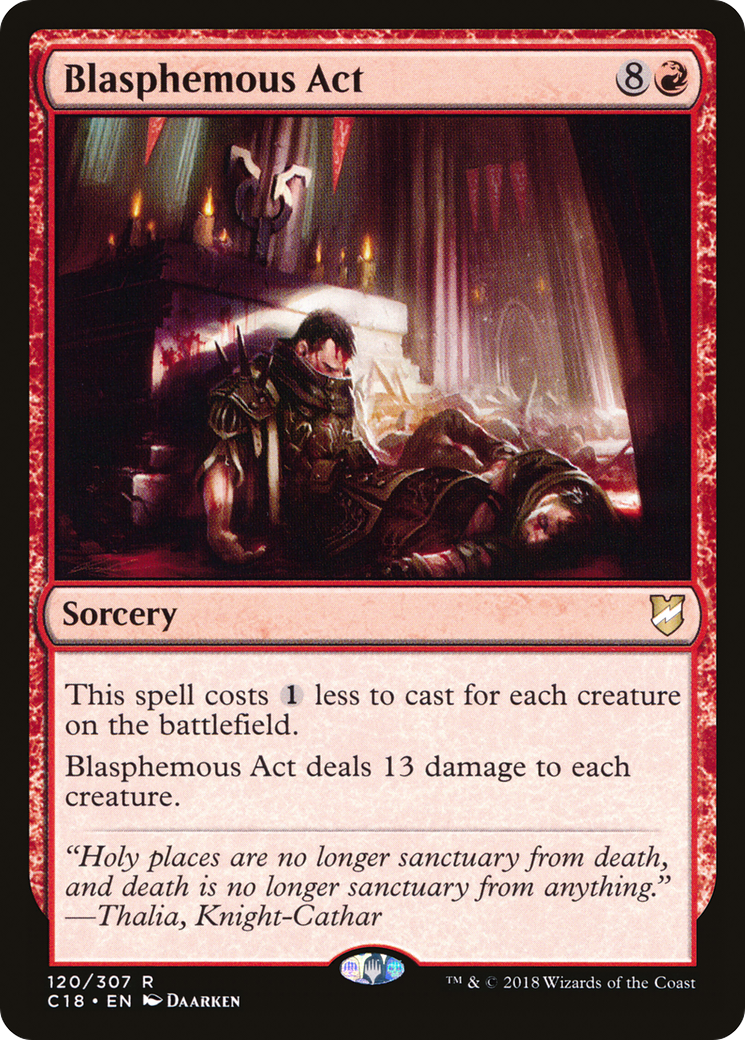 Blasphemous Act [Commander 2018]