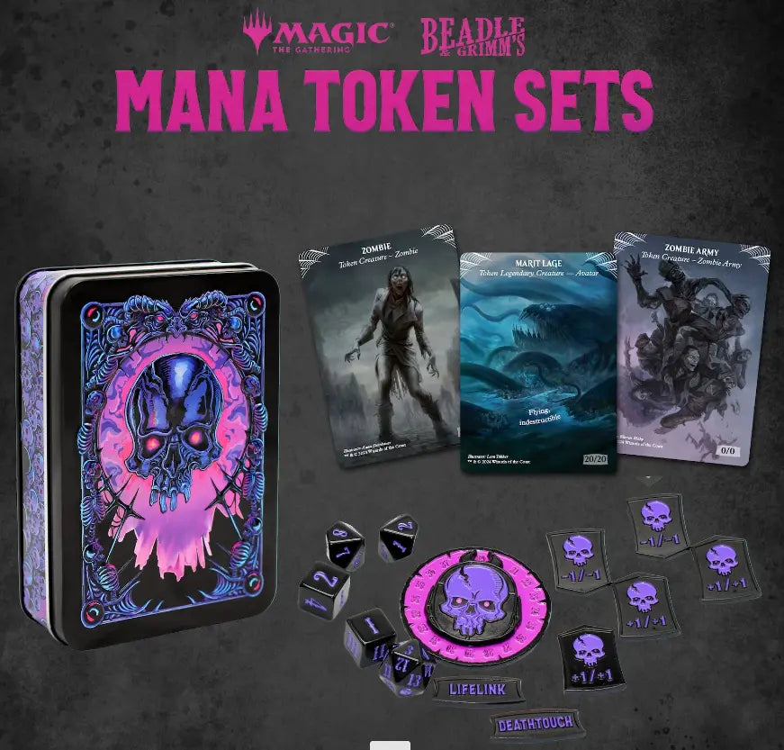 Beadle & Grimm's MTG Mana Token Sets - Black