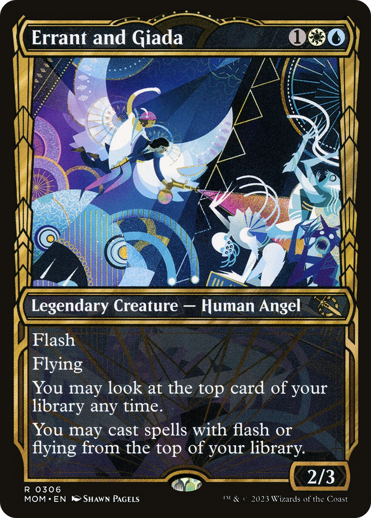 Errant and Giada (Showcase Planar Booster Fun) [March of the Machine]