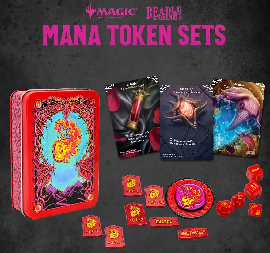 Beadle & Grimm's MTG Mana Token Sets - Red