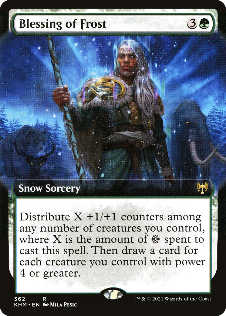 Blessing of Frost (Extended Art) [Kaldheim]