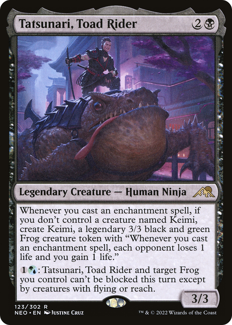 Tatsunari, Toad Rider [Kamigawa: Neon Dynasty]