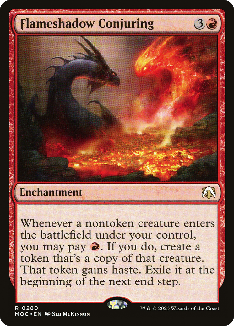 Flameshadow Conjuring [March of the Machine Commander]