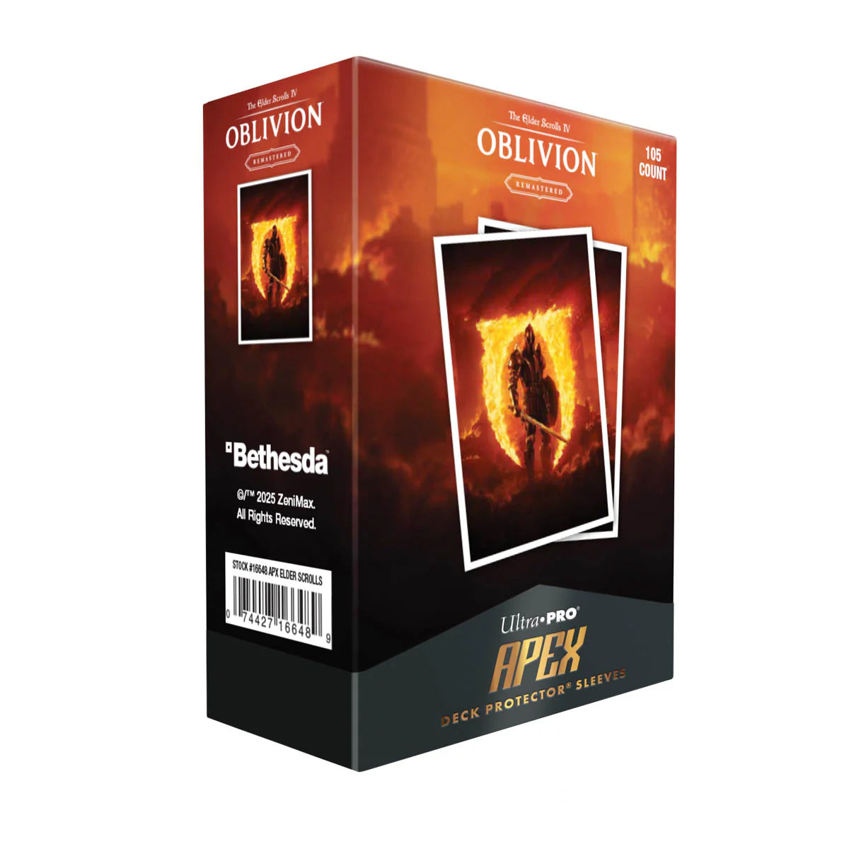 Ultra PRO: Standard 105ct Sleeves (APEX) - Oblivion Remastered
