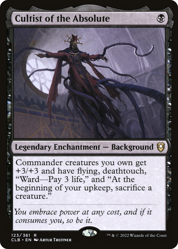 Cultist of the Absolute [Commander Legends: Battle for Baldur's Gate]