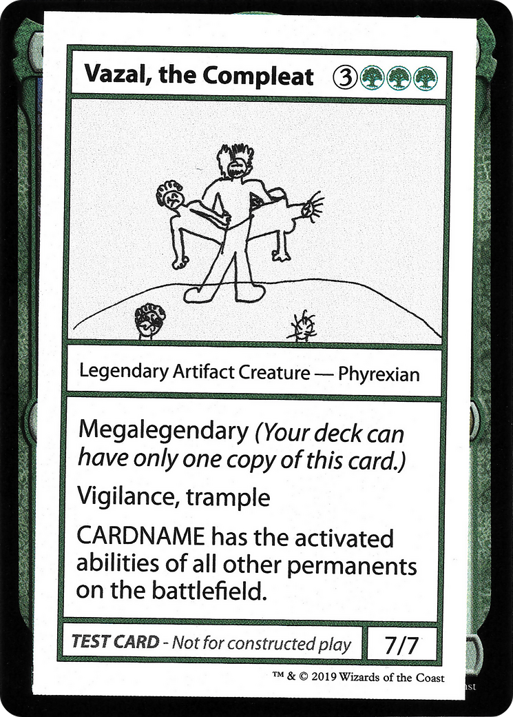 Vazal, the Compleat (2021 Edition) [Mystery Booster Playtest Cards]