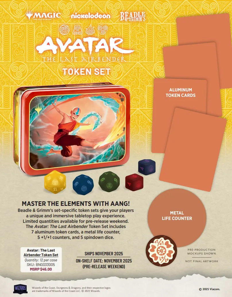 Beadle & Grimm's MTG Token Sets - Avatar: The Last Airbender