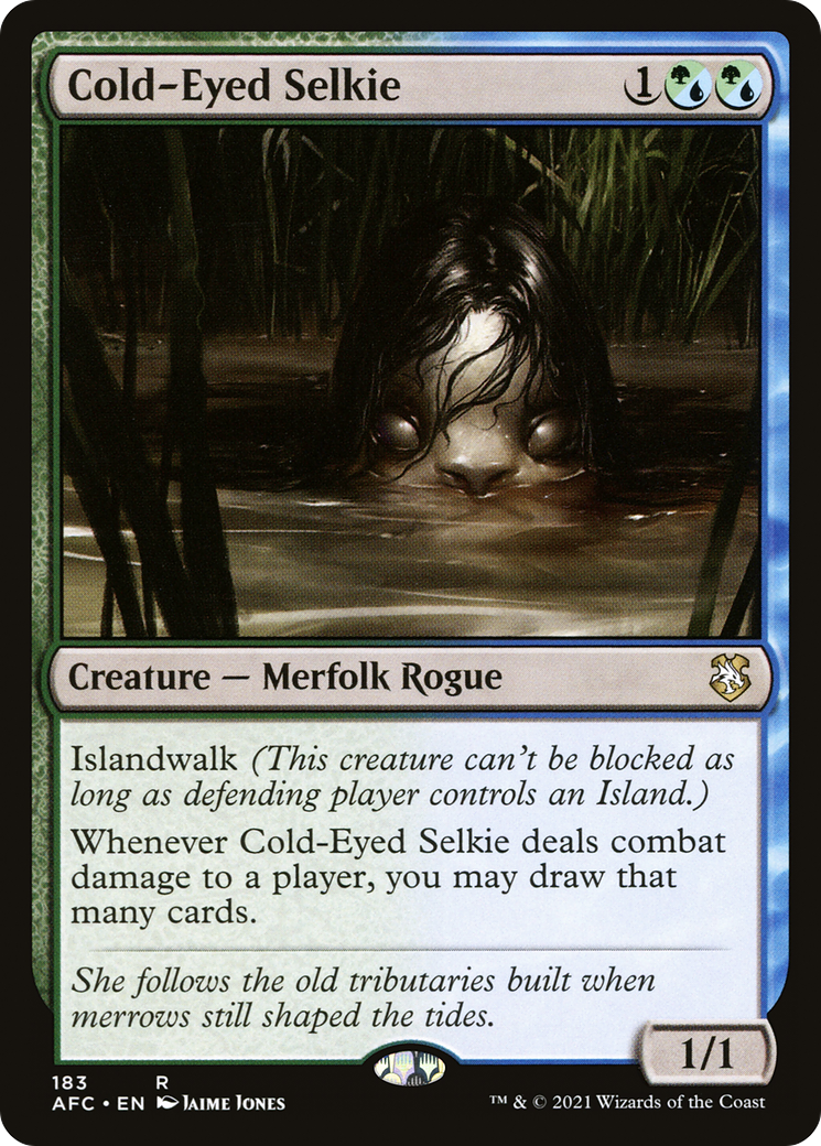 Cold-Eyed Selkie [Dungeons & Dragons: Adventures in the Forgotten Realms Commander]