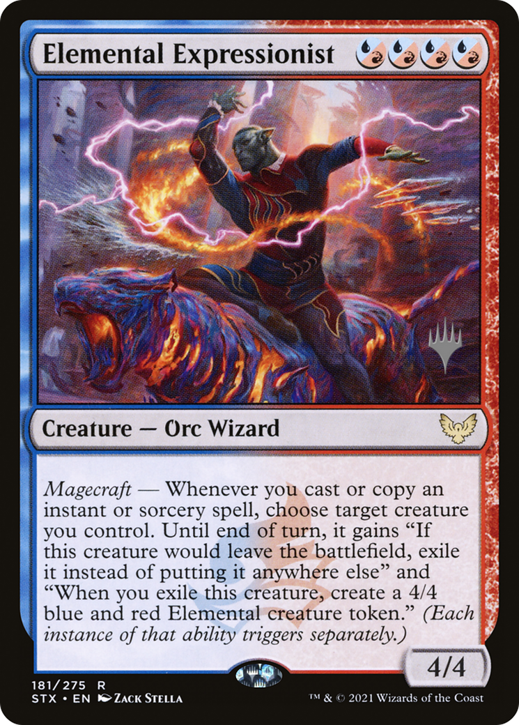 Elemental Expressionist (Promo Pack) [Strixhaven: School of Mages Promos]