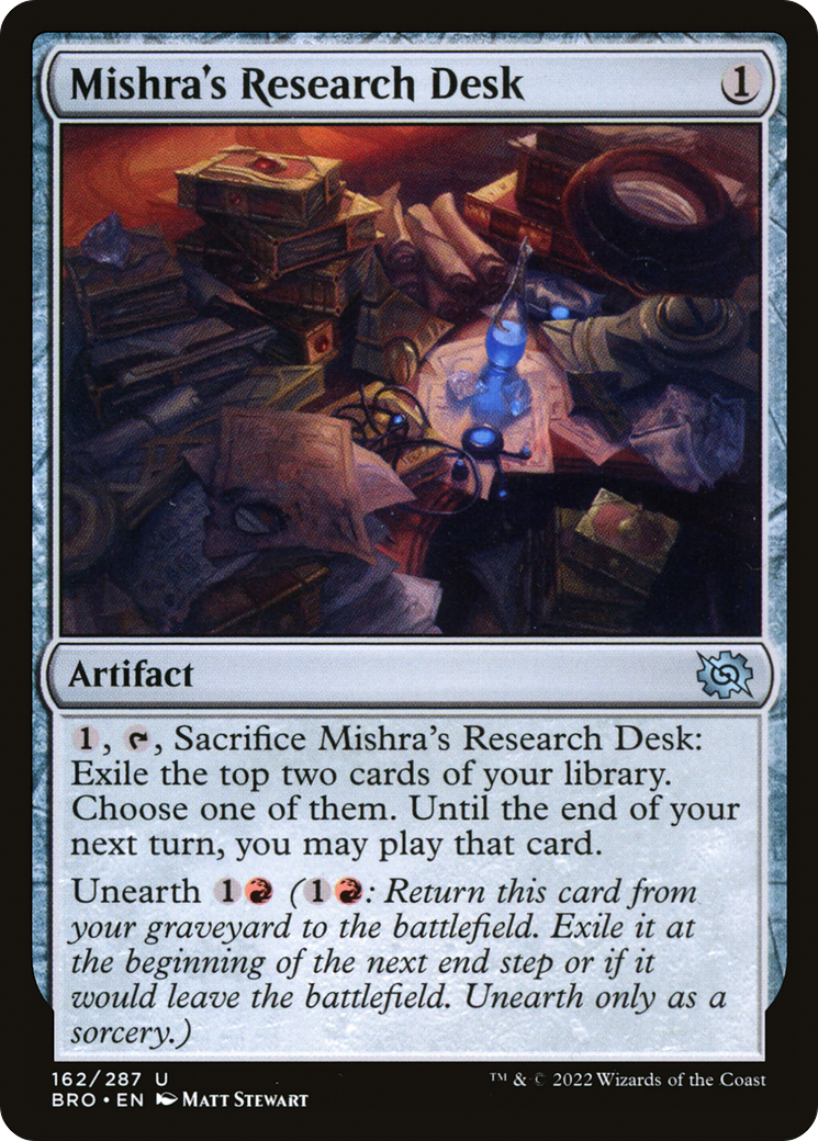 Mishra's Research Desk [The Brothers' War]